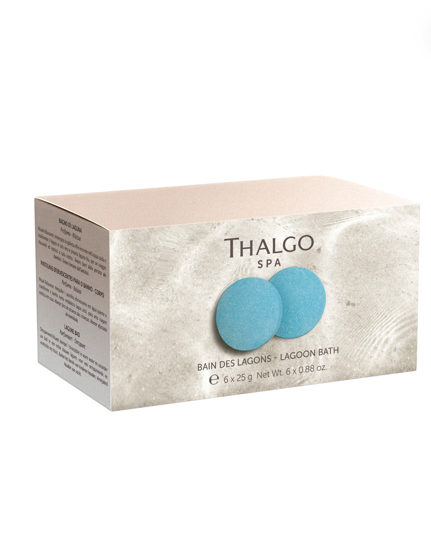 Pastilhas efervescente para o banho - Corpo (6 seixos de 25g)